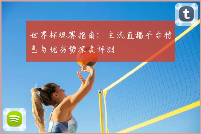 世界杯观赛指南:主流直播平台特色与优劣势深度评测