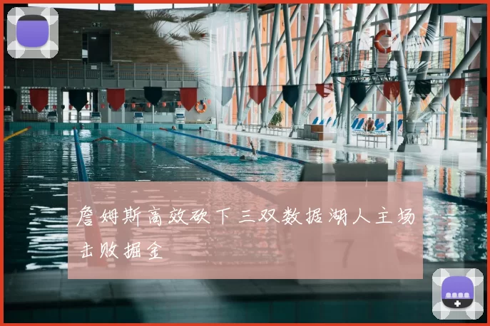 詹姆斯高效砍下三双数据湖人主场击败掘金